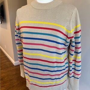 Tuckernuck Bar Harbor Sweater In Rainbow Stripe
